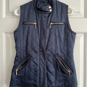 Pendleton Navy Blue Quilted Vest | Size XS 🟡